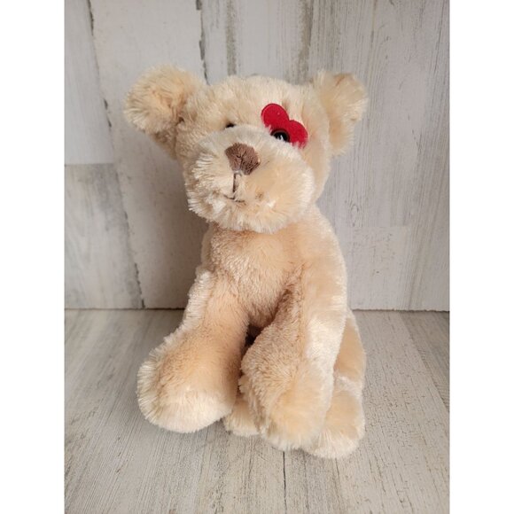 Bearington stuffed animal heart eye dog plush toy Valentine - Picture 1 of 8